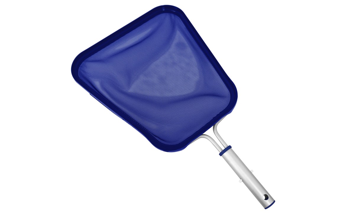 PS2066 Heavy Duty Tubular Frame Leaf Skimmer for Pool, Black & Blue - 12 per Case