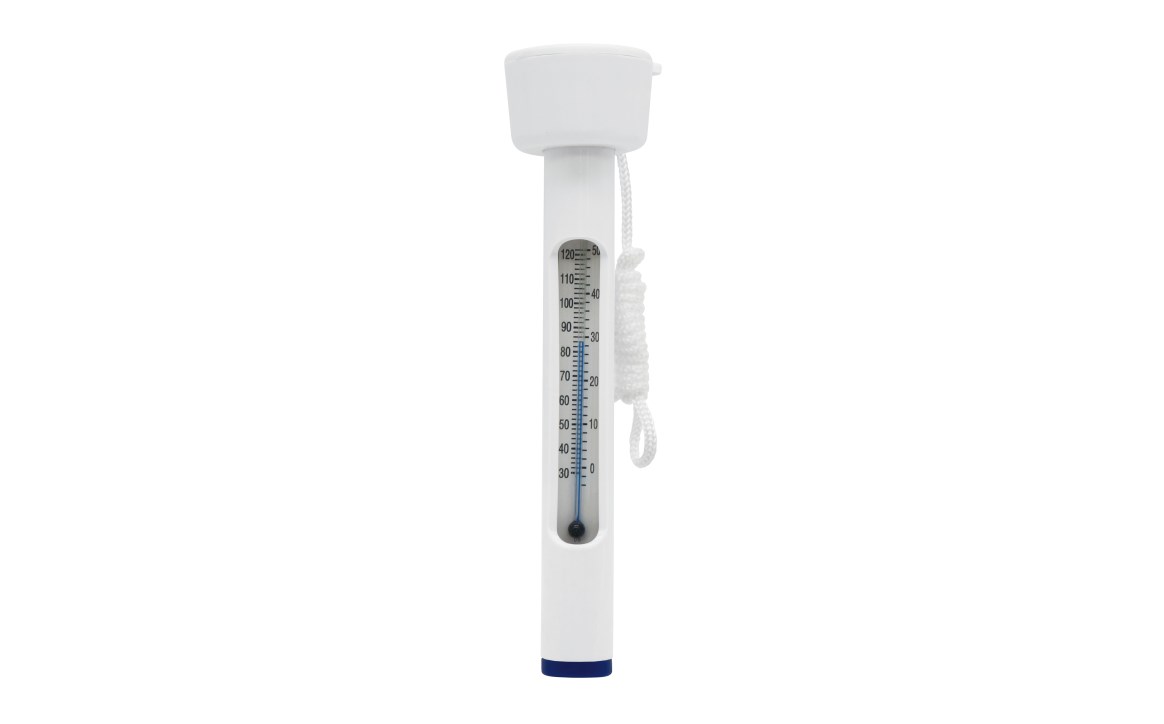 PS2022 Floating Round Thermometer with Cord for Pool - 24 per Case
