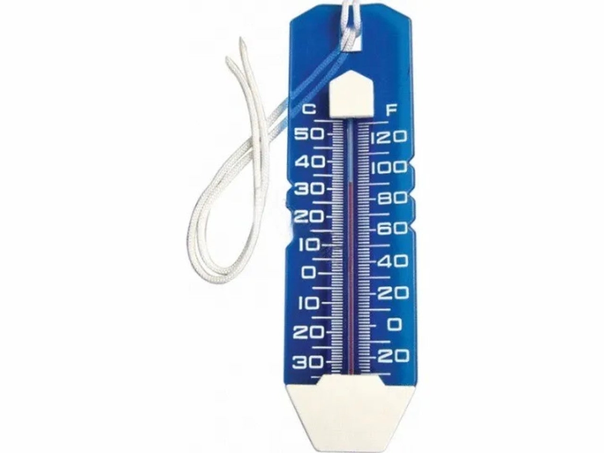 PS2029 Jumbo Thermometer with Cord for Pool - 12 per Case