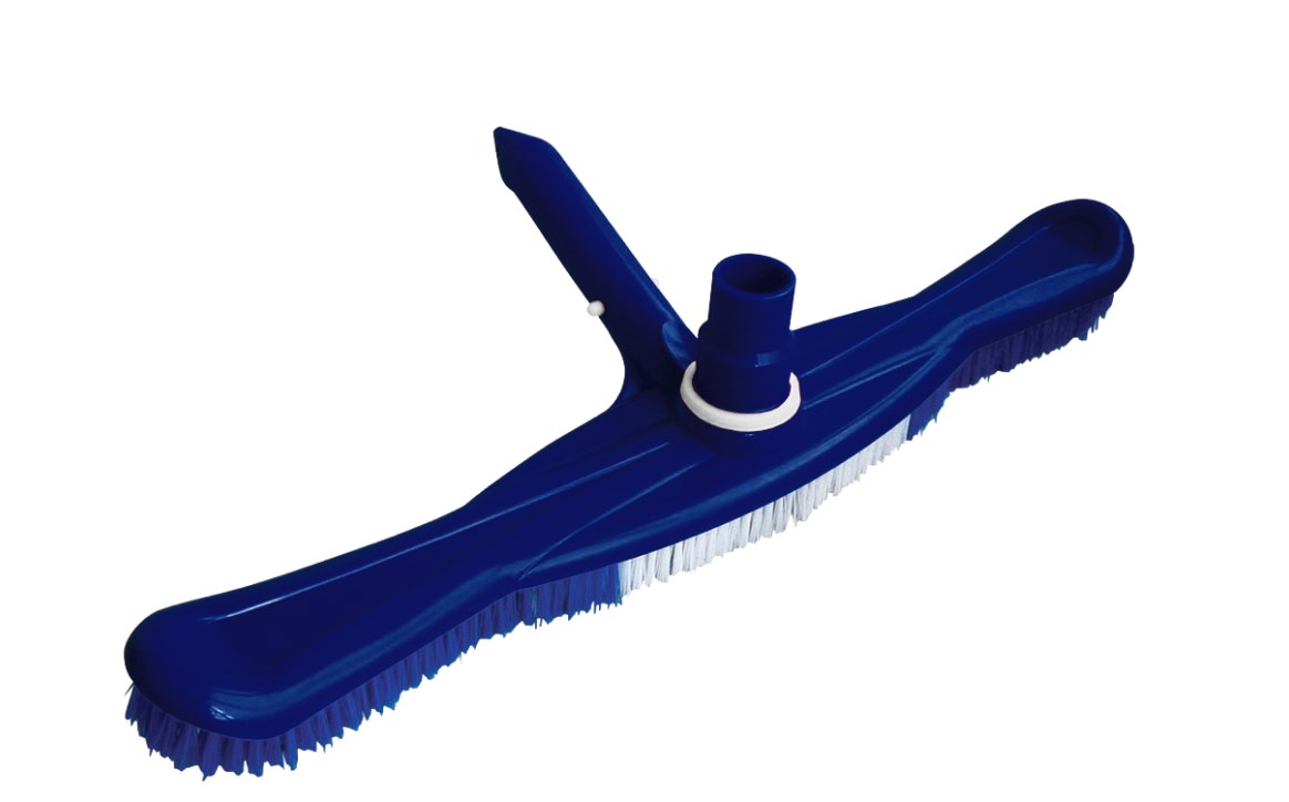 PS2034 18 in. Vacuum Brush with Swivel Cuff for Pool, White & Blue - 6 per Case