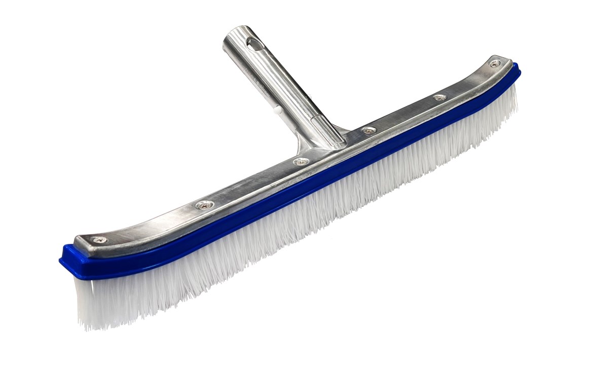 PS2120 18 in. Poly Bristles Brush with Metal Back for Pool - 12 per Case