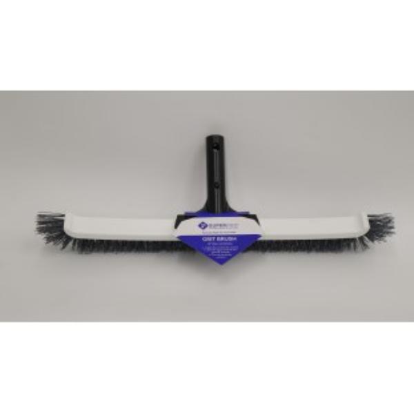 SP2008 18 in. Service Grade Grit Bristle Brush, White - 12 per Case