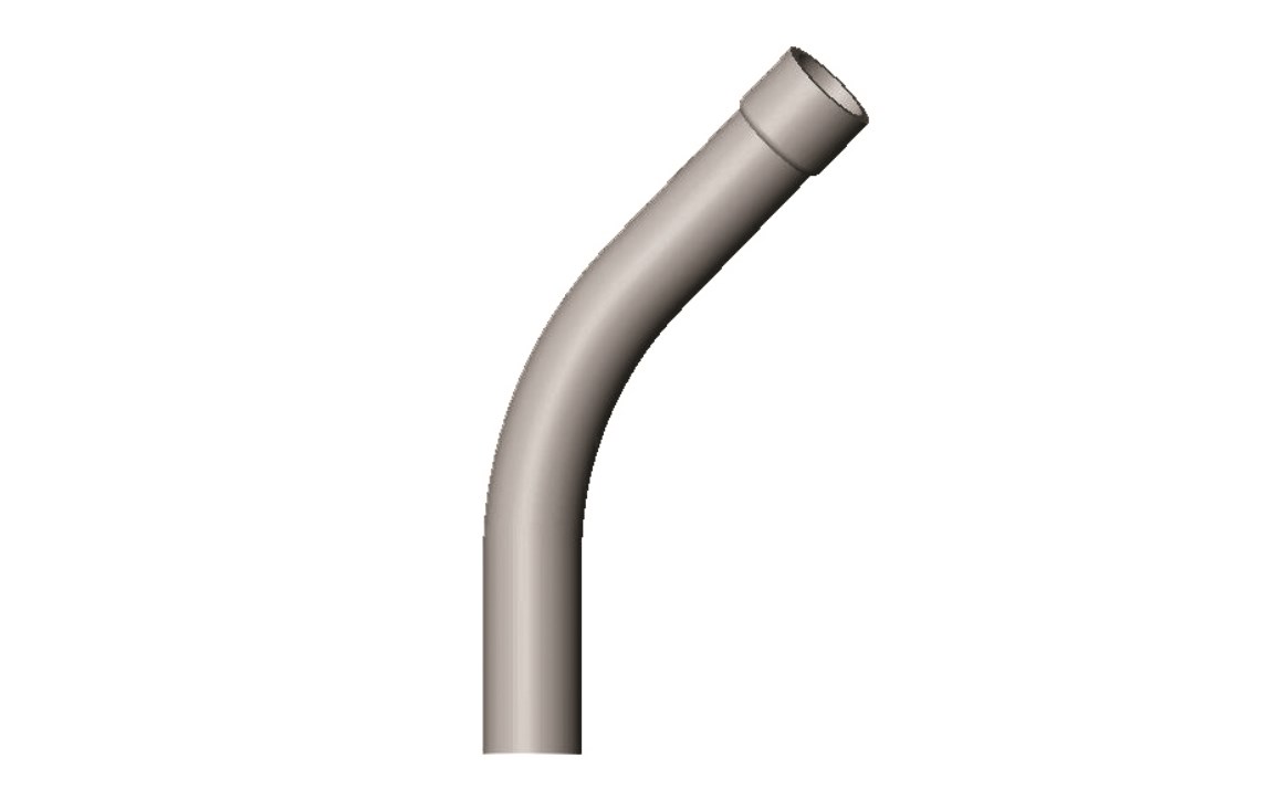 E019100 1 in. 45 deg Elbow with Plain End - 20 per Case
