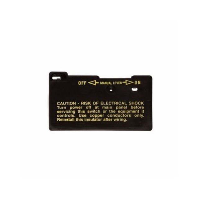 124T2411A T110 Series Insulator for Mechanical Time Switches, Black - 10 per Pack