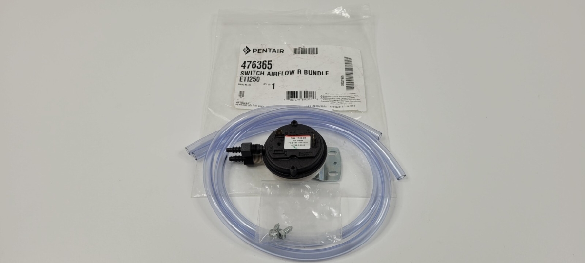 Pentair Water Pool & Spa 476365 Replacement Air Flow Pressure Switch Assembly for ETI 250 Pool Heater