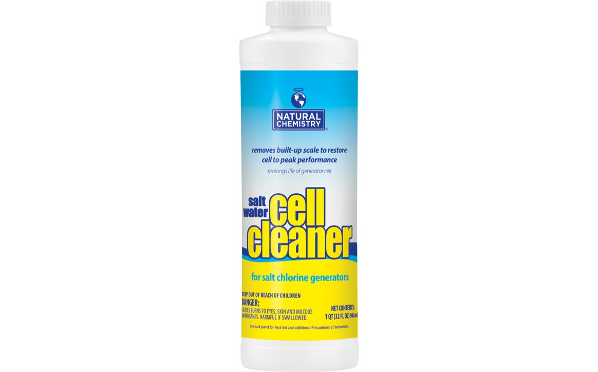 Biolab 17432NCM 1 qt. Salt Water Cell Cleaner for Pool, White - 6 per Case