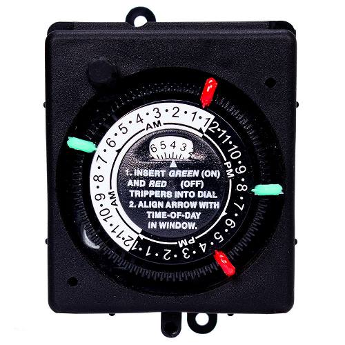 PB913N84 24-Hour Panel Mount Timer with Manual Override