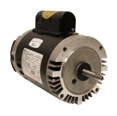 1 HP 56J Full-Rated Pool & Spa Pump Motor, Threaded Shaft