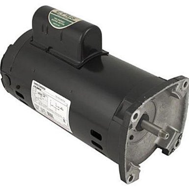 2 HP 56Y Square Flange Full-Rated Pool & Spa Pump Motor Threaded Shaft
