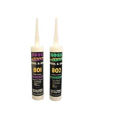 02505GY10 10.3 oz 801 Neutral Cure Silicone Adhesive, Gray - 12 Per Case