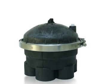 2 in. 9-Port Water Valve, Black