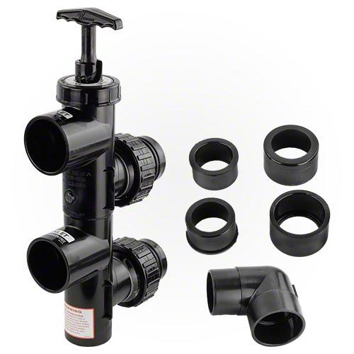 600-1500 2.5 in. PVC High-Temp Slide Valve Assembly for Crystal Water D.E. Filters
