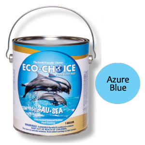 5 gal Eco-Choice Ultra High-Gloss Natural Rubber Pool Paint, Azure Blue