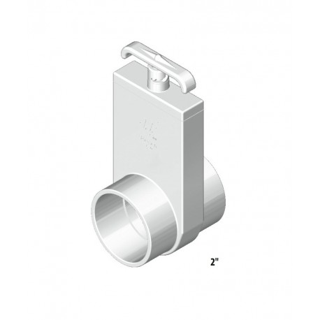 880-2000 2 in. Spigot x 2 in. S Slice Valve