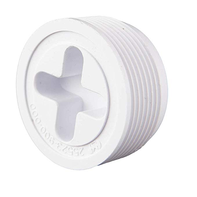 25523-900-000 1.5 in. MIP Josam Plug, White