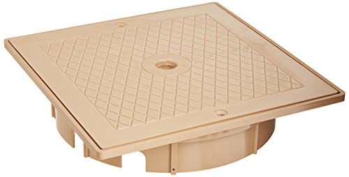 Square Skimmer Cover & Collar - Tan - Durable Design