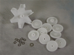 522634 5 & 6-Port Top Feed Actuator Valve Gear Kit