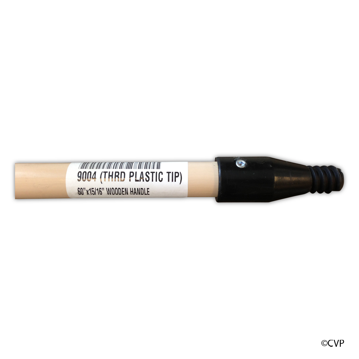 Handle with Threaded Plastic Tip, Wooden