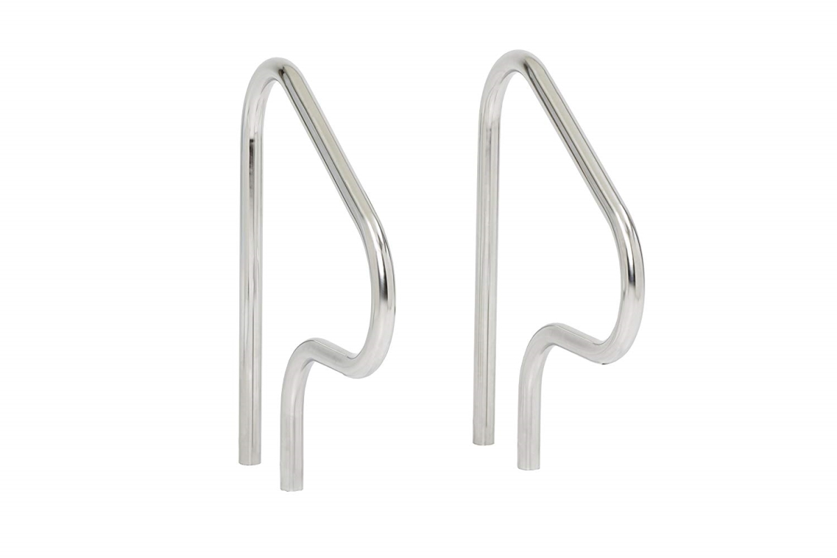 Figure-4 Handrail Pewter Gray 19 x 26 in 304 Stainless Steel