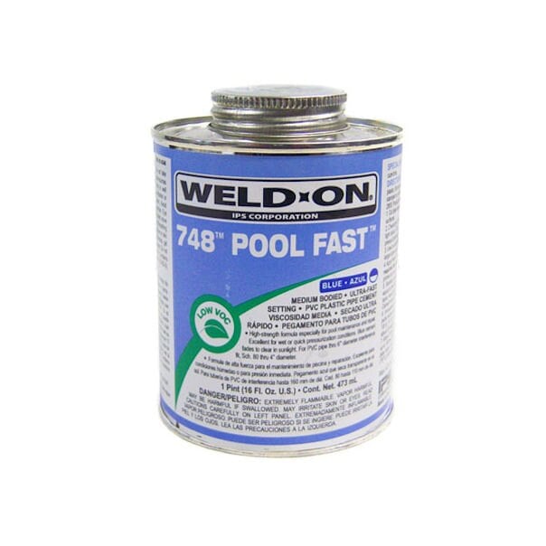 13342 1 Quartz Pool Fast Mb PVC Cement - Blue