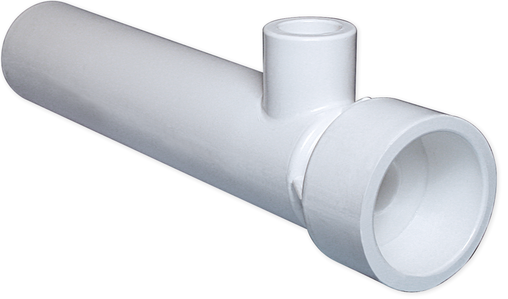 212-3370 1.5 in. Gunite Venturi Double Tee Body Assembly, White