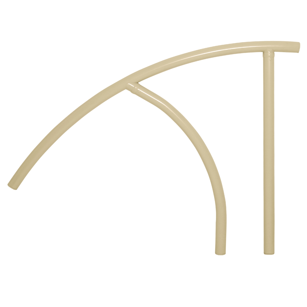 44 in. Triton Series Return to Deck Mounted Handrail Beige