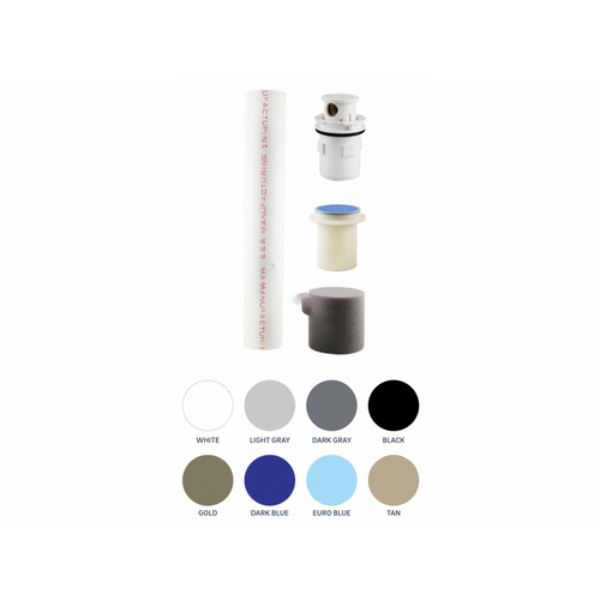 7 x 6.3 in. 565431 G4V Series High Flow Venturi Complete Cleaning Head, White