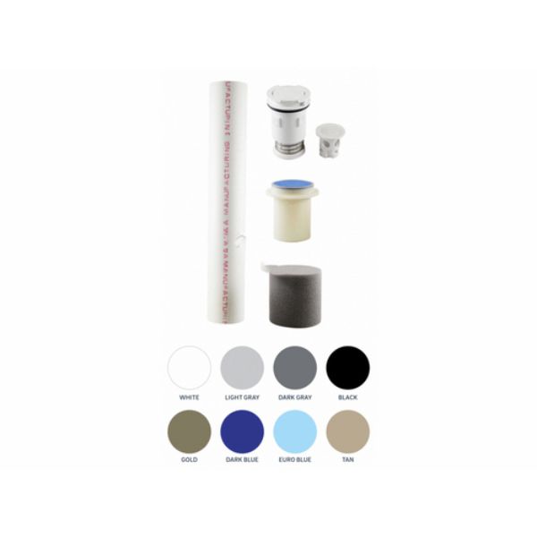 7 x 6.3 in. 567701 G4 Series Low Flow Non-Venturi Orifice Complete Head, Light Gray