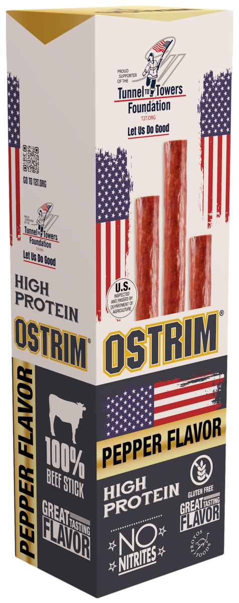 834755 Pepper 100 Percent Beef Meat Sticks - 10 per Pack