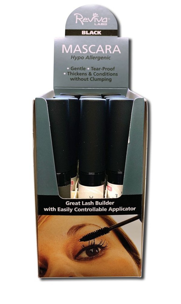 R350D 0.25 oz Displays & Kits Black Liquid Mascara Display - 12 per Box