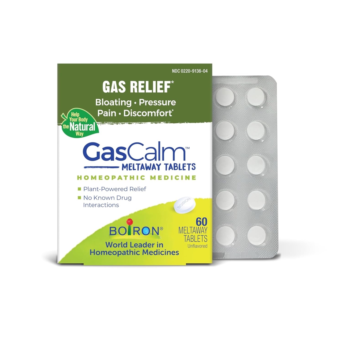 330360 GasCalm Gas Relief Tablets - 60 Tablets
