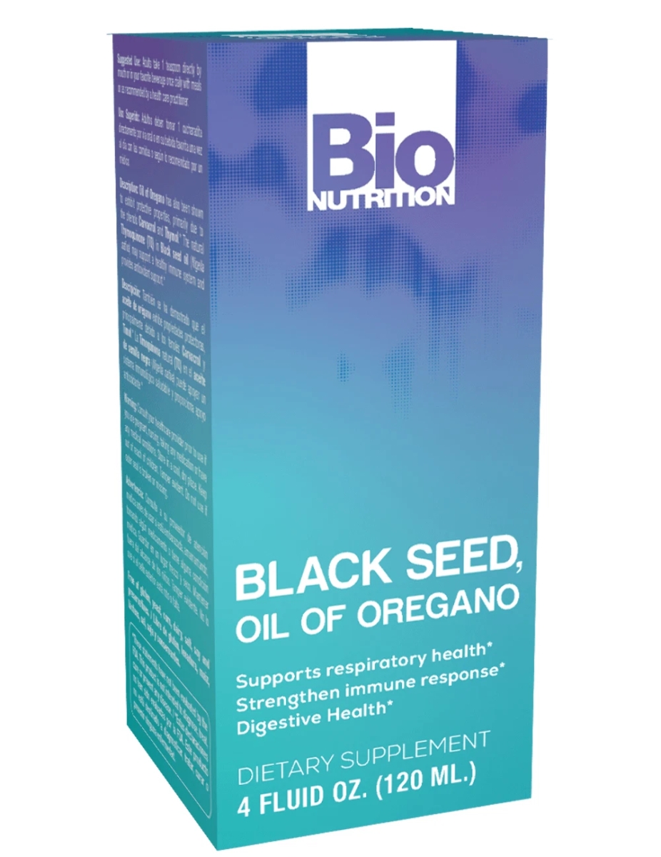 Bio Nutrition 515092 4 oz Black Seed & Oregano Oil