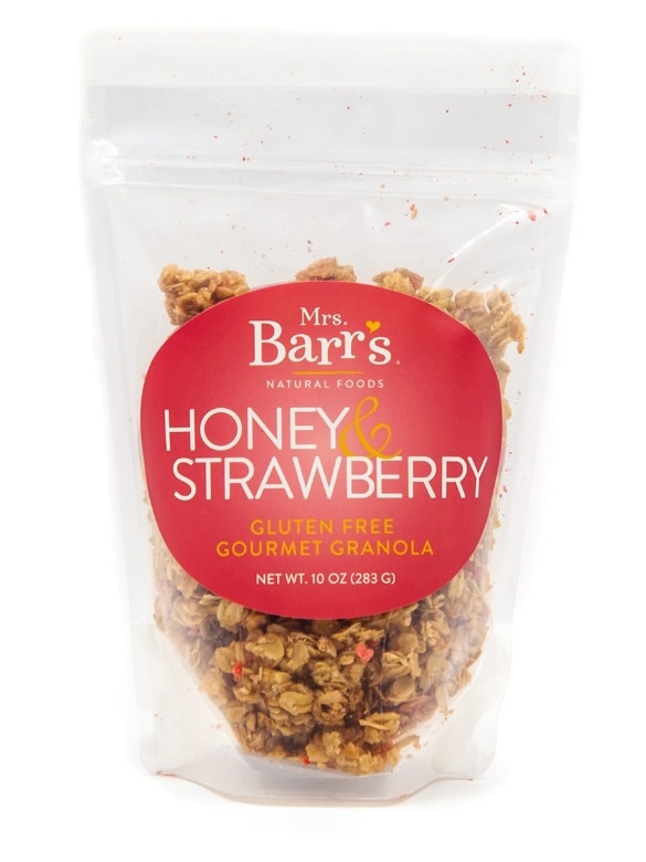Picture of Mrs. Barrs Natural Foods 838461 10 oz Honey Strawberry Granola