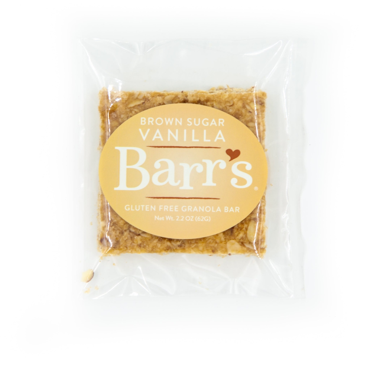 838466 2.2 oz Brown Sugar Vanilla Granola Bar - 12 per Box