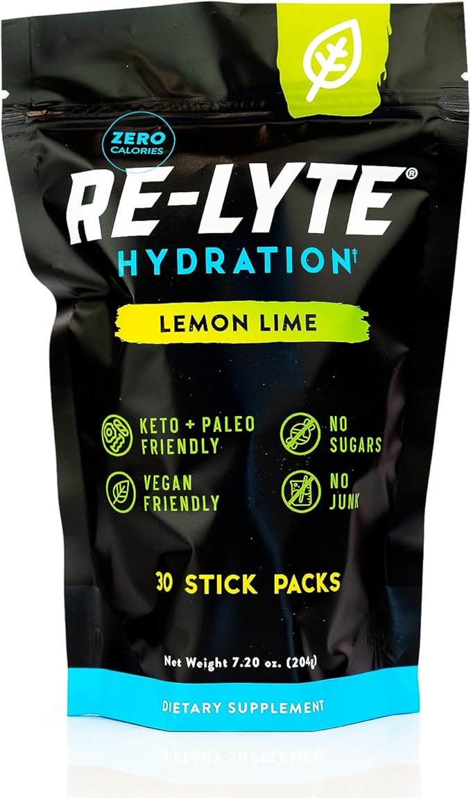 Redmond Re-Lyte Hydration Drink Mix Mixed Berry, 30 stick pack