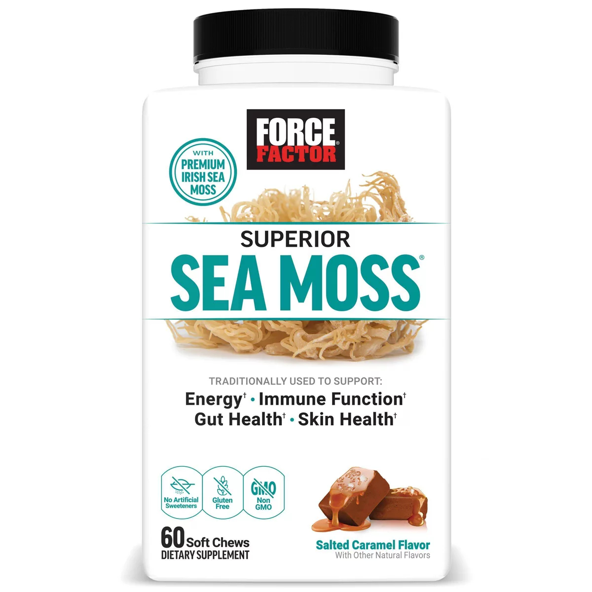 781000 Sea Moss Dietary Supplements Soft Chews - Salted Caramel - 60 Count