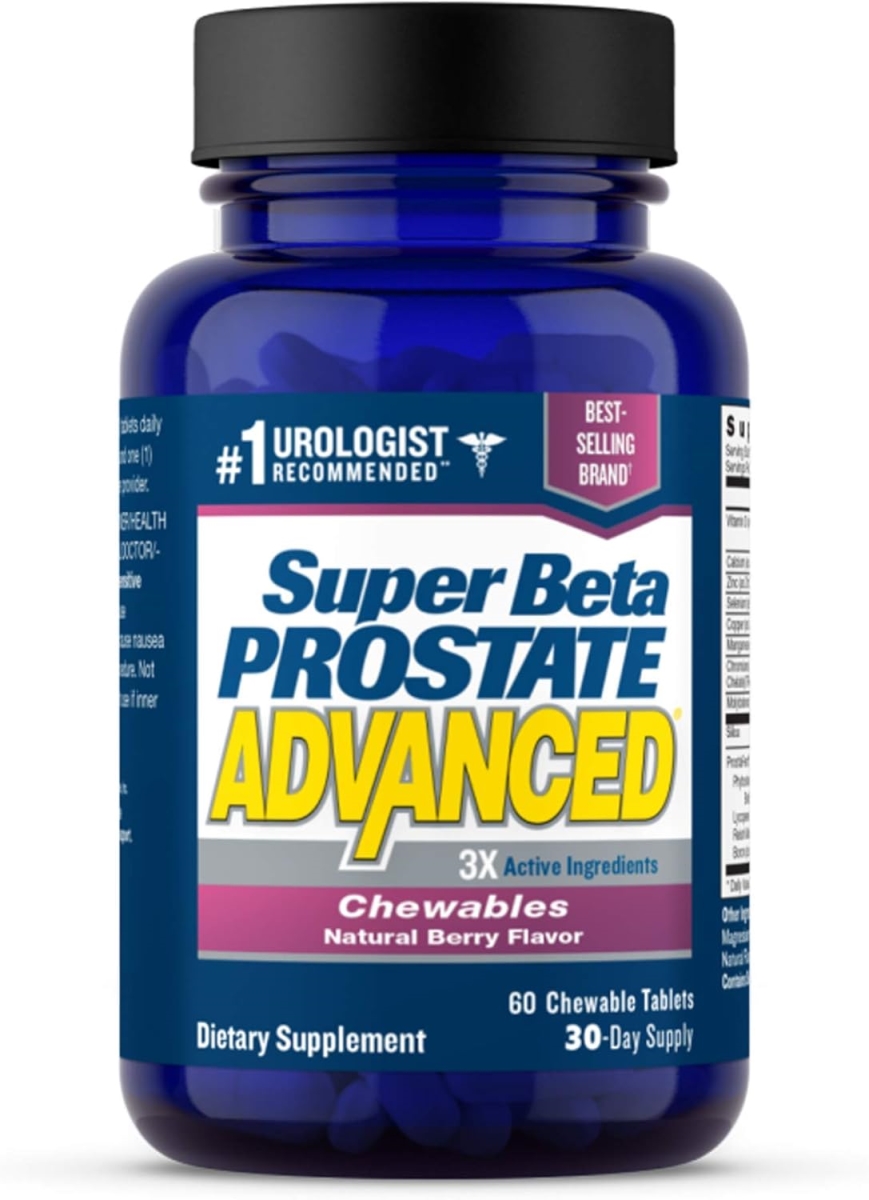781397 Prostate Health Chewable Tablets, Natural Berry Flavor - 60 Count