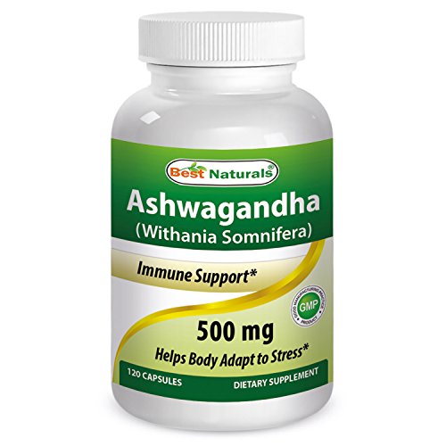 Picture of Best Naturals 614122 500 mg Ashwagandha 120 Capsule 