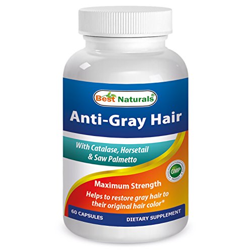 Picture of Best Naturals 614299 Anti Gray Hair 60 Capsule 