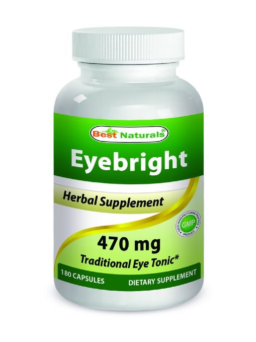 Picture of Best Naturals 614437 470 mg Eyebright 180 Capsules 