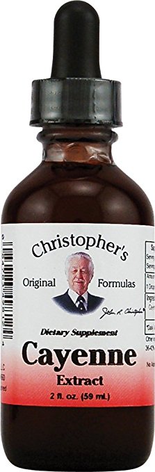 Picture of Christophers Original Formulas 689456 2 oz Cayenne Extract 40 000 HU