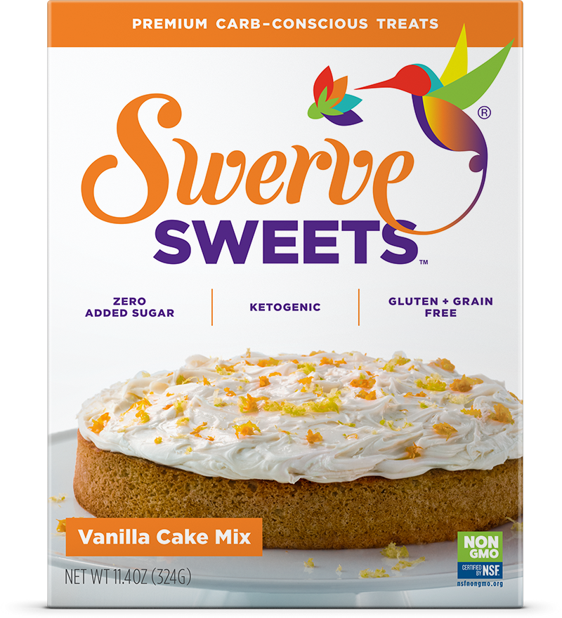 Picture of Swerve Sweetener 687001 11.4 oz Vanilla Cake Mix - 6 Per Case
