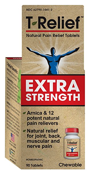 Picture of Medinatura 590280 T Relief Extra Strength Pain Tablet - 90 Tablet&#44; 12 Per Case