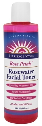 Picture of Heritage Products 27696 8 oz Rose Petals Rosewater Facial Toner 