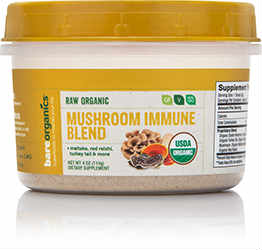 Picture of Bare Organics 681955 4 oz Organic Mushroom Immune Blend - 6 Per Case