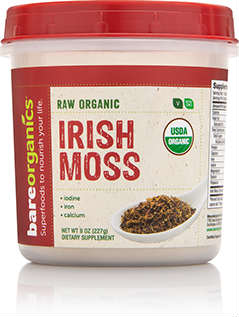 Picture of Bare Organics 681997 8 oz Organic Irish Moss Powder - 6 Per Case