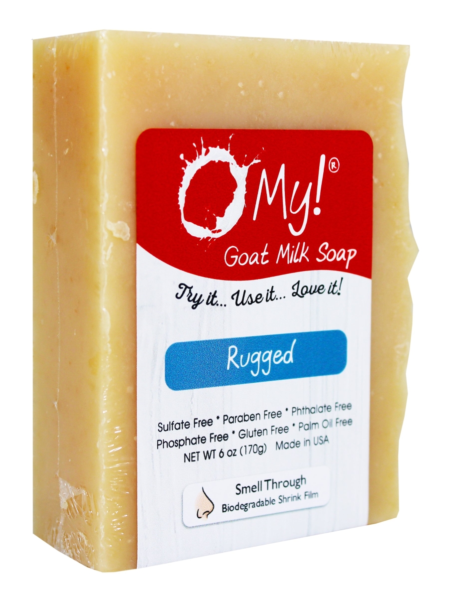 708054 6 oz Goat Milk Rugged Soap Bar