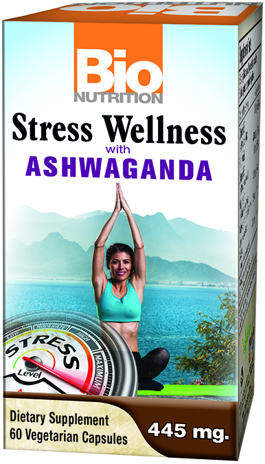 Picture of Bio Nutrition 515382 Stress Wellness with Ashwaganda - 60 Veggie Capsules