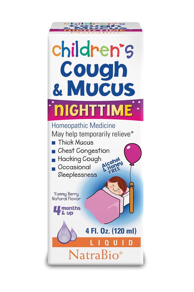 Picture of Natra Bio 126397 4 oz Cough & Mucus Nighttime