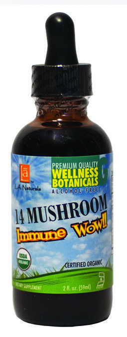 Picture of L A Naturals 1130000 Mushroom Wow Immune Support